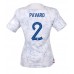 Cheap France Benjamin Pavard #2 Away Football Shirt Women World Cup 2022 Short Sleeve